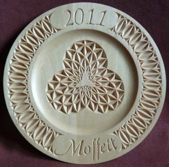 2011 wedding plate, rim plate