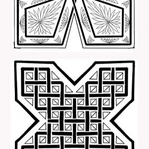 Medium Cross, Celtic Knot Geo & Floral Patterns